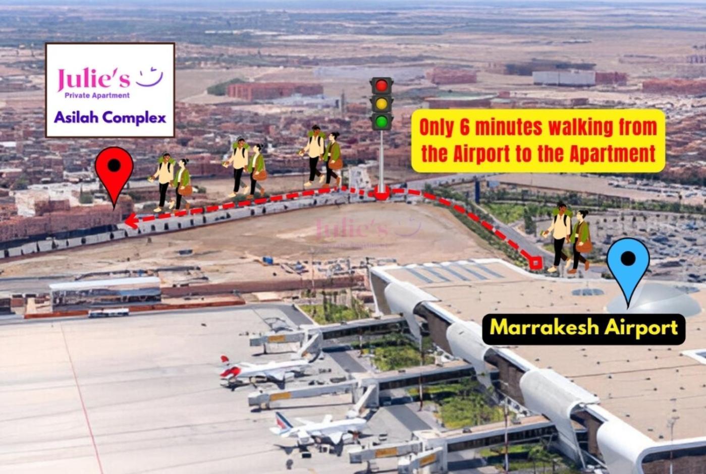 Julie Airport Marrakech Apartments Marrakesh Exterior photo